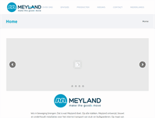 Tablet Screenshot of meyland.be